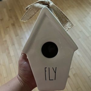 Rae Dunn “Fly” birdhouse
